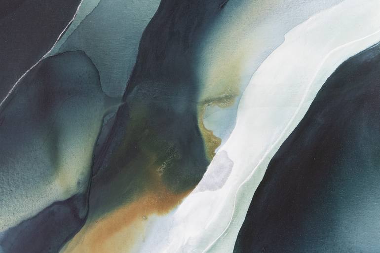Original Abstract Landscape Painting by Dinah Wakefield
