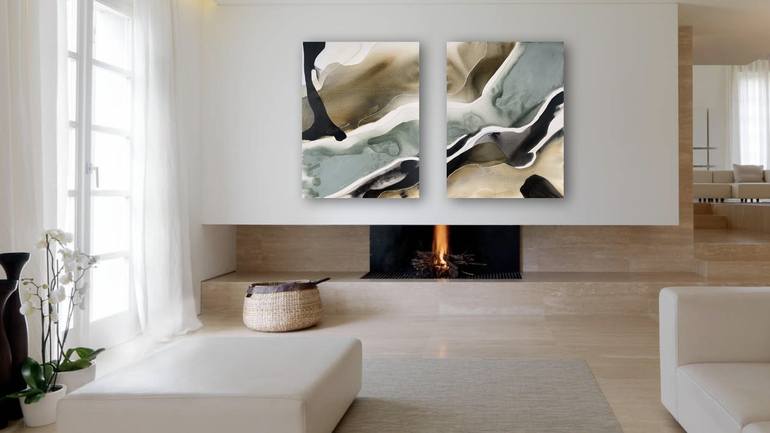 Original Abstract Painting by Dinah Wakefield