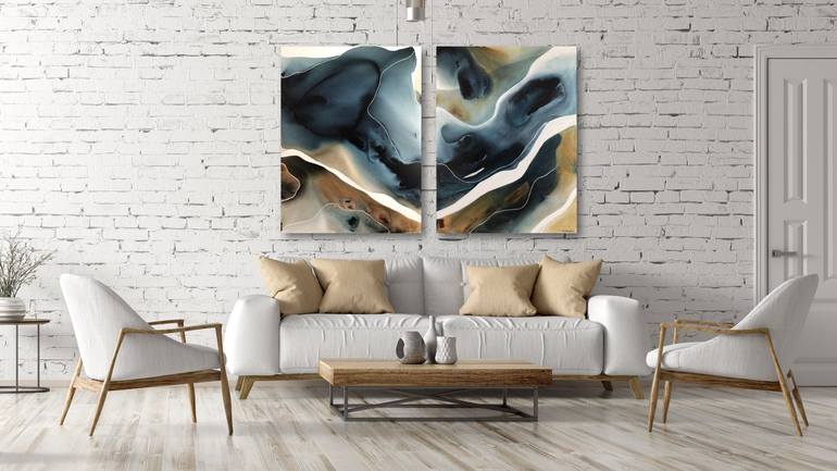 Original Abstract Painting by Dinah Wakefield