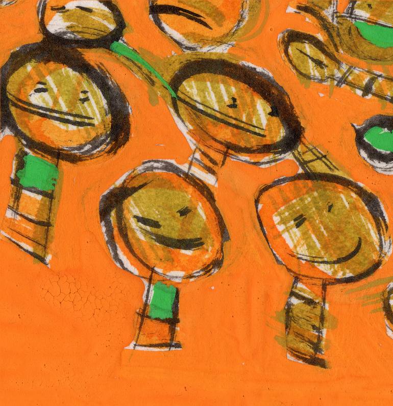 Original Abstract Painting by Lu Paternostro