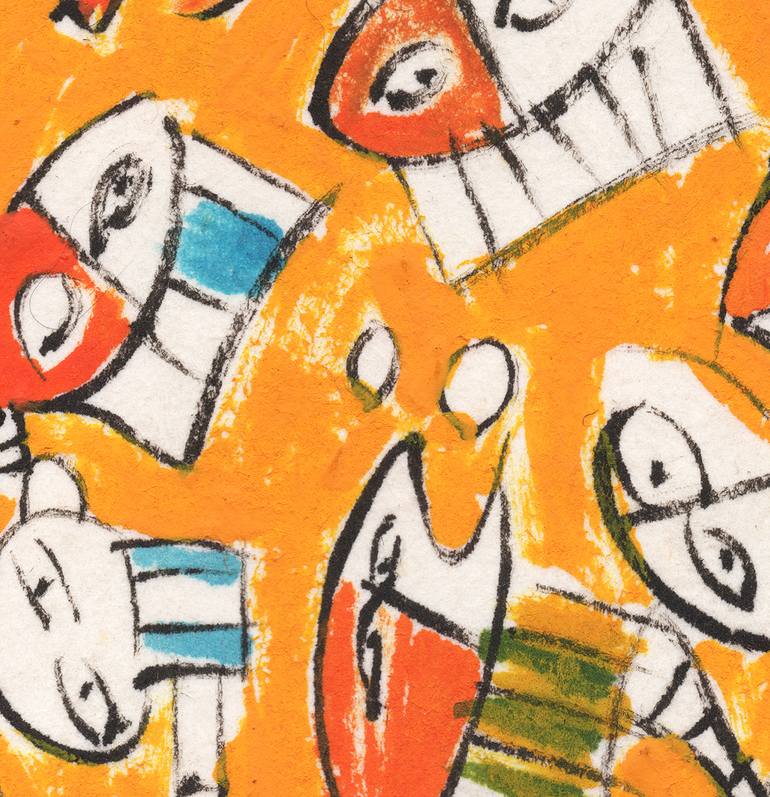 Original Abstract Painting by Lu Paternostro