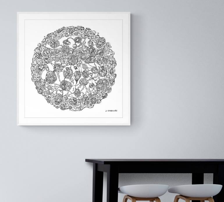 Original Figurative Abstract Drawing by Lu Paternostro