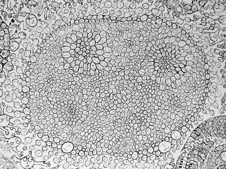 Original Figurative Abstract Drawing by Lu Paternostro