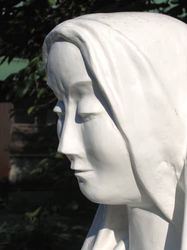 Original Figurative Religious Sculpture by Karl Leonhardtsberger