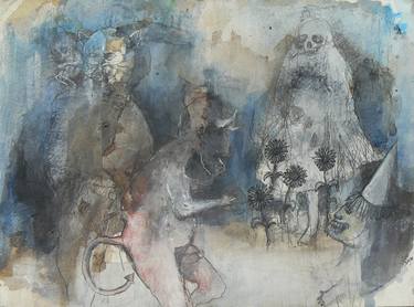 Original Expressionism Mortality Paintings by Richard Cutshall