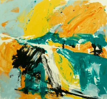 Print of Abstract Landscape Printmaking by Iona Stern