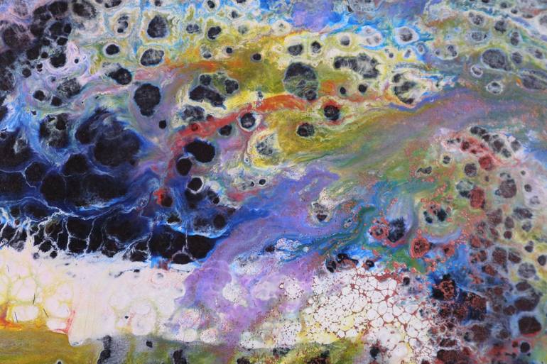 Original Abstract Expressionism Abstract Painting by Ruth Searle