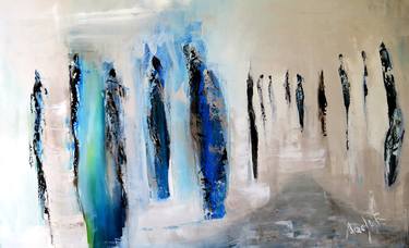 Original Abstract Expressionism Abstract Paintings by Edith Auclair
