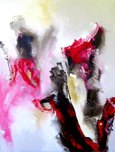 Original Abstract Love Paintings by Edith Auclair