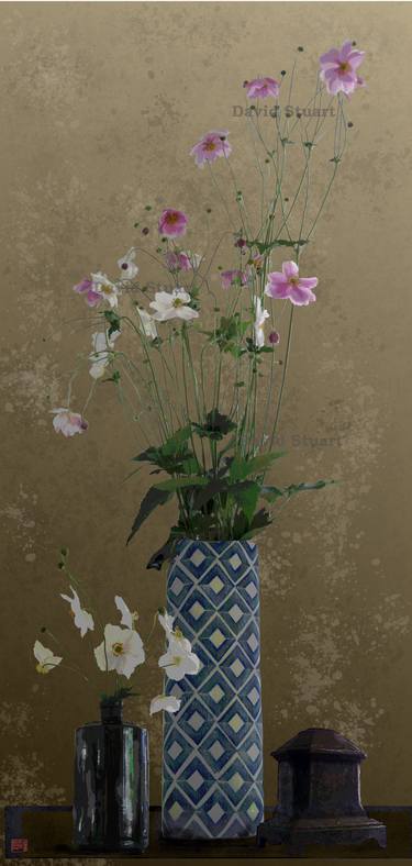 Print of Documentary Floral Mixed Media by david stuart