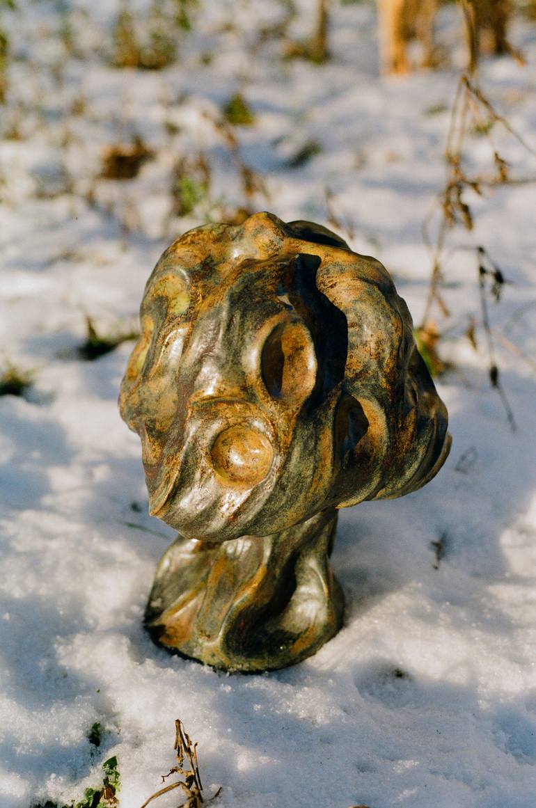 Original Symbolism Botanic Sculpture by Alena Kuznetsova