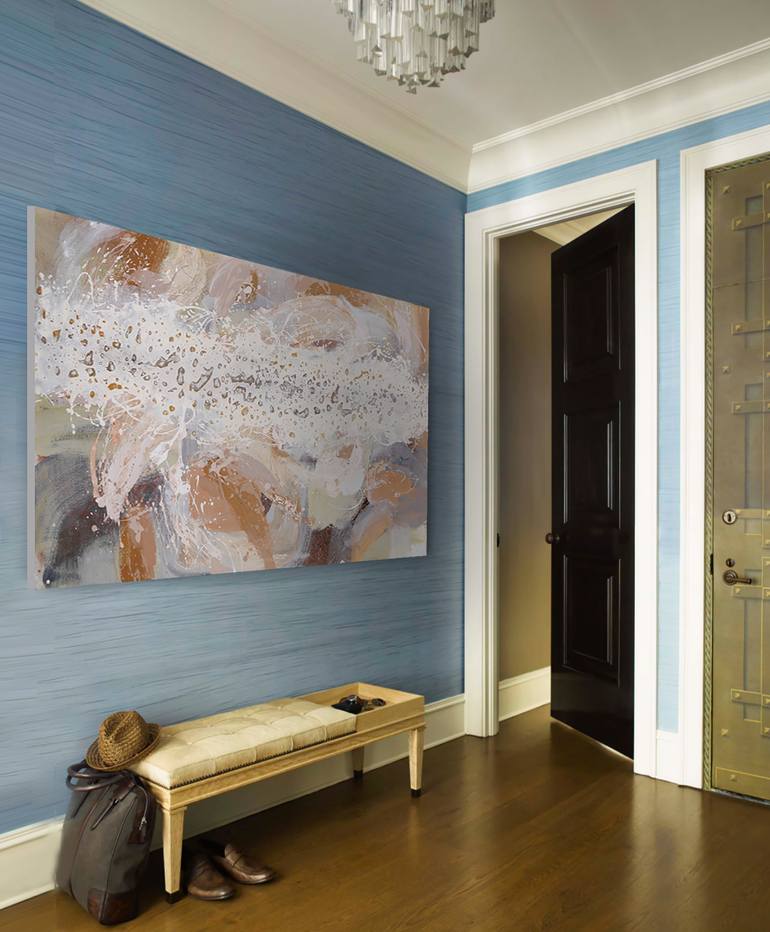 Original Abstract Expressionism Abstract Painting by Alena Kuznetsova