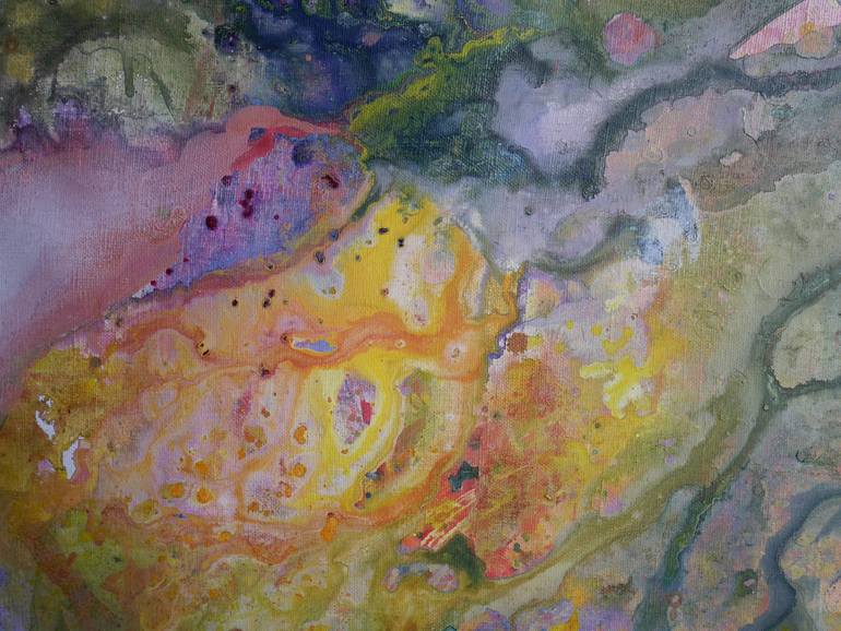 Original Abstract Expressionism Abstract Painting by Alena Kuznetsova