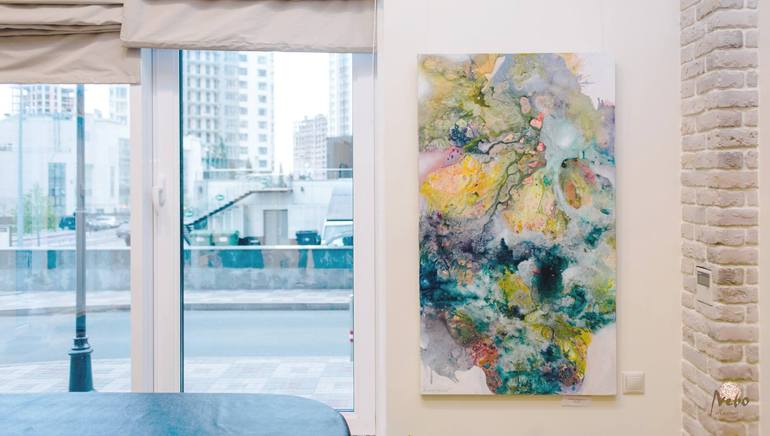 Original Abstract Expressionism Abstract Painting by Alena Kuznetsova