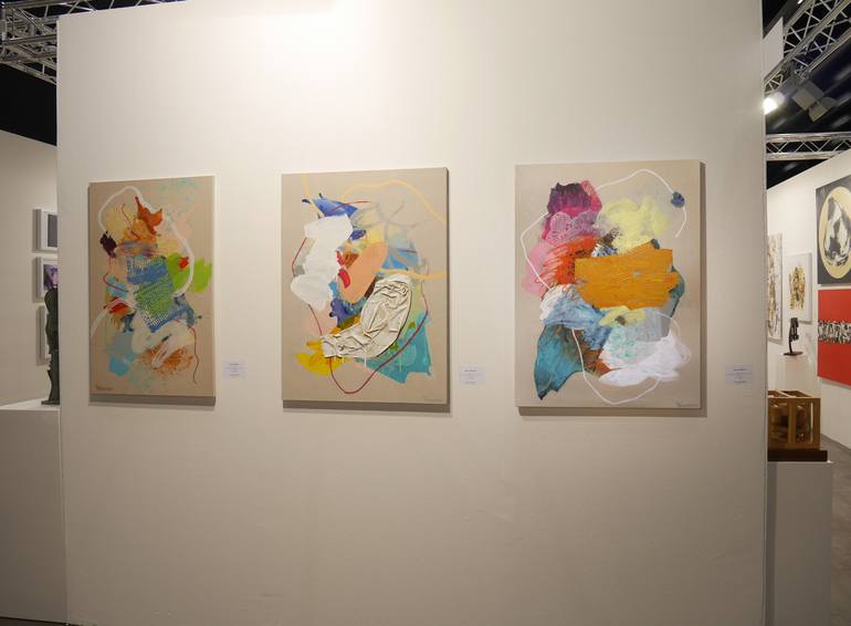 Original Abstract Expressionism Abstract Painting by Alena Kuznetsova