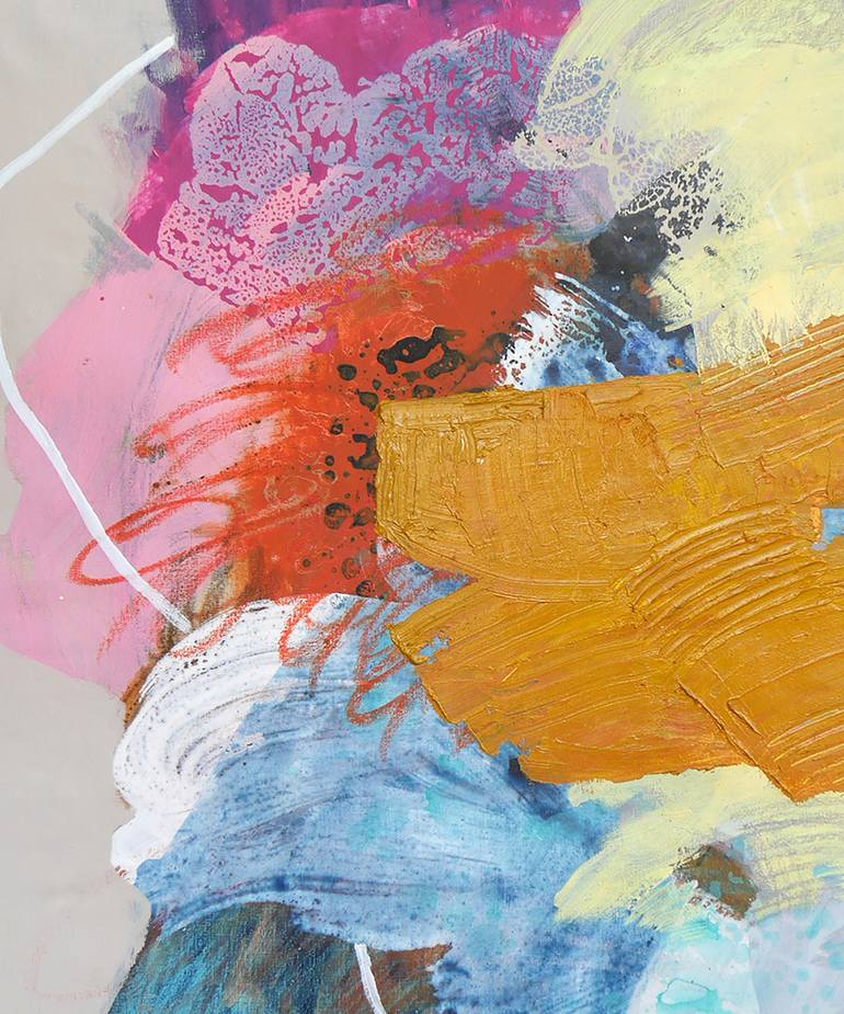 Original Abstract Expressionism Abstract Painting by Alena Kuznetsova