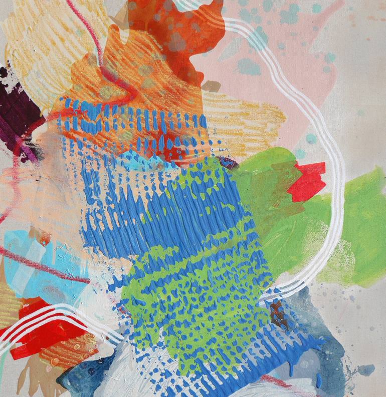 Original Abstract Expressionism Abstract Painting by Alena Kuznetsova
