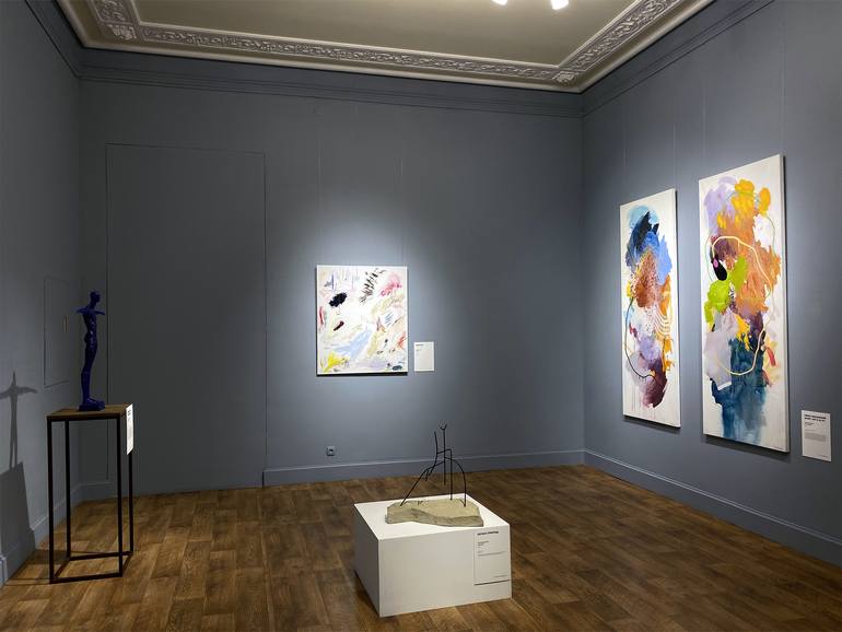 Original Abstract Expressionism Abstract Painting by Alena Kuznetsova