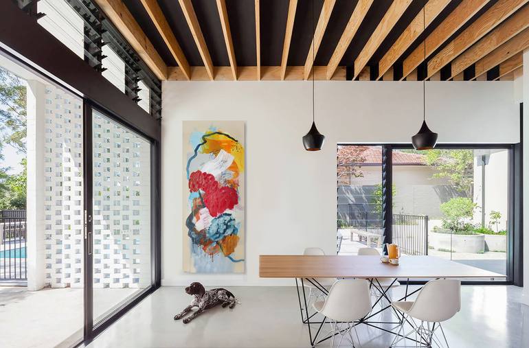 Original Abstract Expressionism Abstract Painting by Alena Kuznetsova