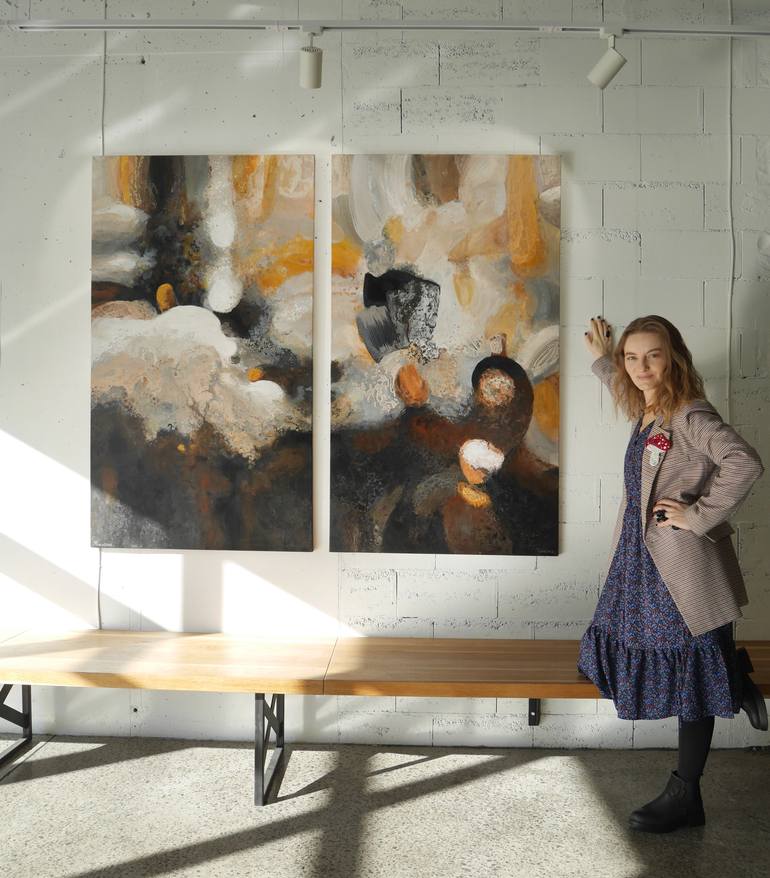 Original Abstract Painting by Alena Kuznetsova