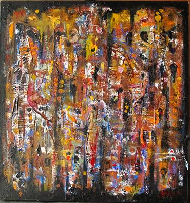Original Abstract Paintings by Gordon Capps