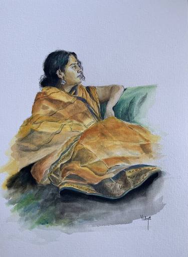 Print of Impressionism People Paintings by Vidya Vivek