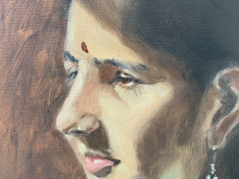 Devaki Painting by Vidya Vivek | Saatchi Art