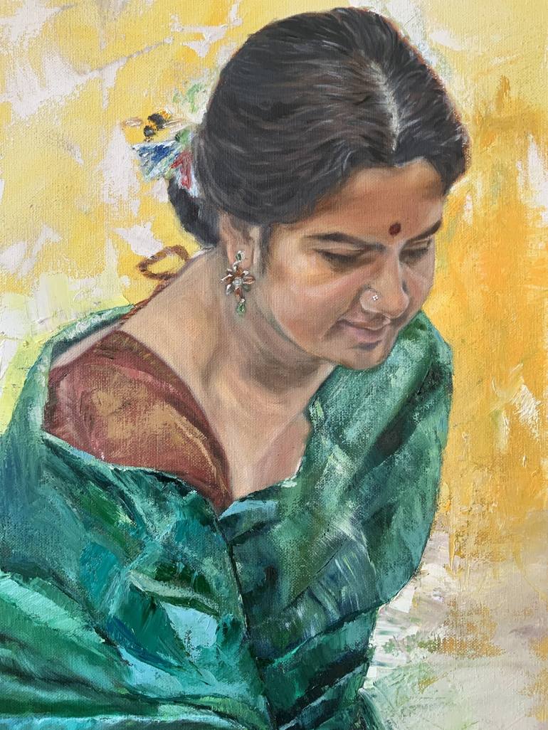 Original Women Painting by Vidya Vivek