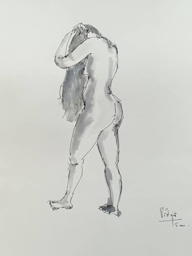 Original Nude Drawings by Vidya Vivek