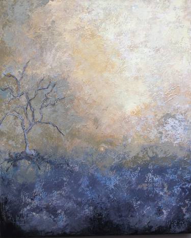 Original Painterly Abstraction Landscape Painting by Lynn Mayes