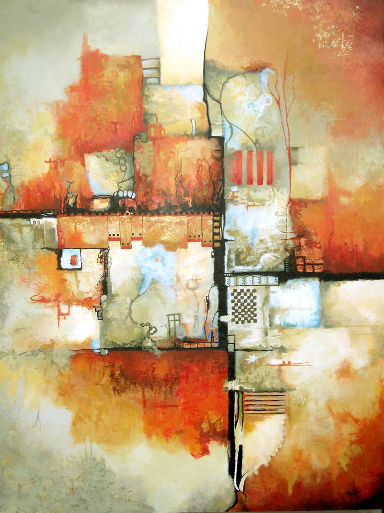 Original Abstract Painting by Lynn Mayes