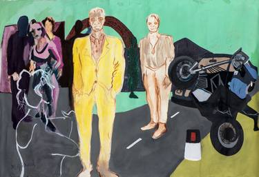 Original Contemporary People Painting by Mehmet Gülbulak