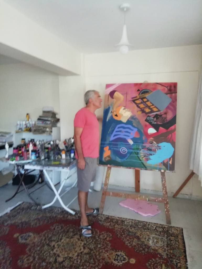 Original People Painting by mehmet gülbulak