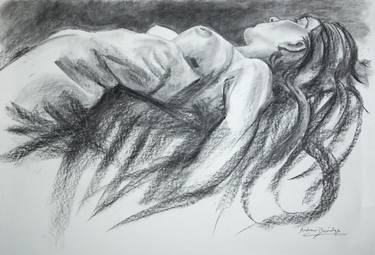 Original Figurative Nude Drawings by Andrew Berridge