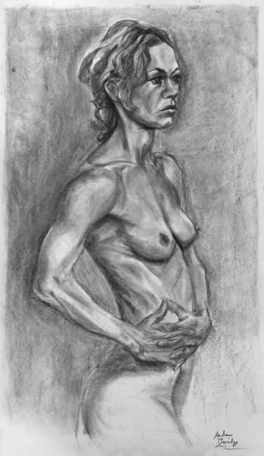 Print of Figurative Nude Drawings by Andrew Berridge