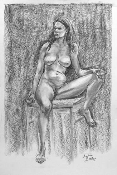 Print of Figurative Nude Drawings by Andrew Berridge