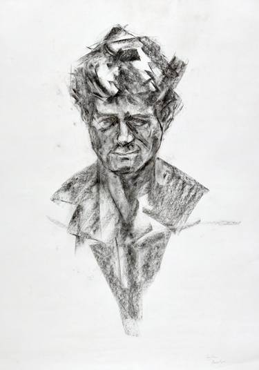 Original Figurative People Drawings by Andrew Berridge