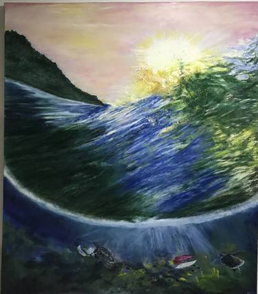 Original Seascape Painting by Asha Sharma