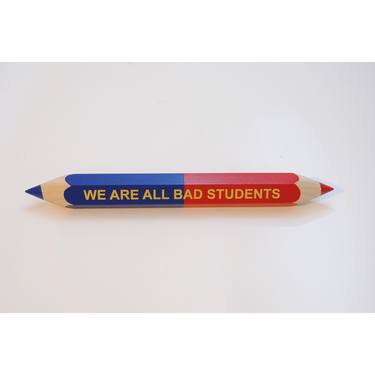 A message in a pencil - We are all bad students - Small edition (no light) Limited edition 12 of 25 thumb