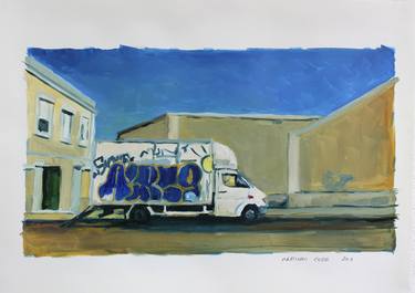 Print of Motor Paintings by Martinho Costa