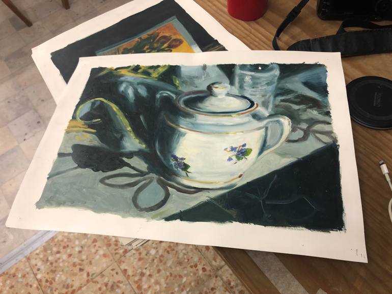 Original Realism Still Life Painting by Martinho Costa