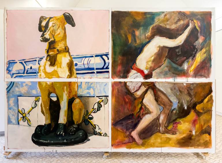 Original Realism Animal Painting by Martinho Costa