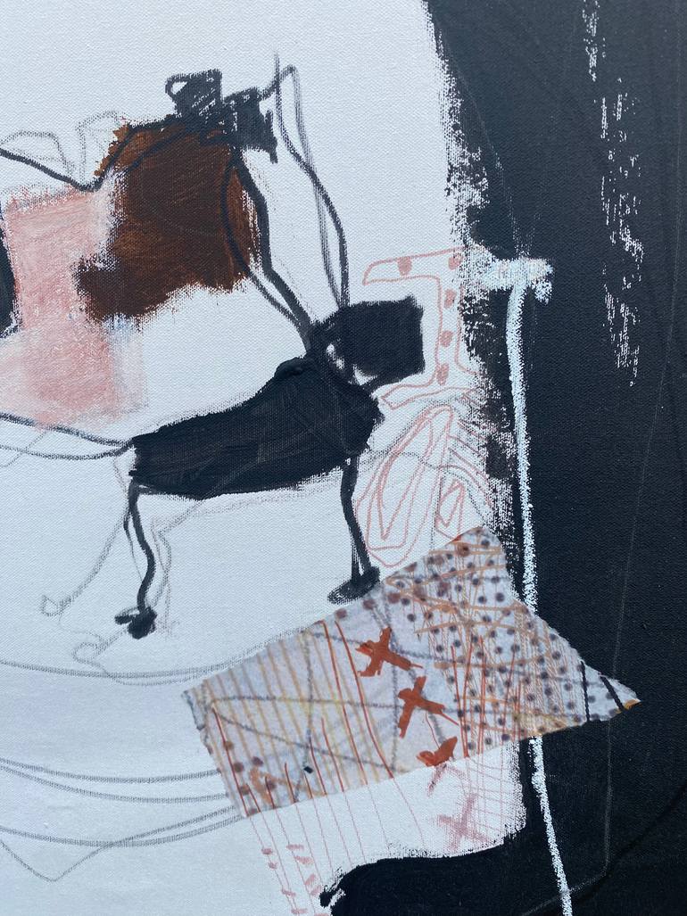 Original Abstract Expressionism Abstract Painting by Olga Armand Ugon