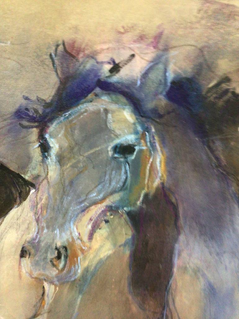 Original Expressionism Animal Painting by Olga Armand Ugon