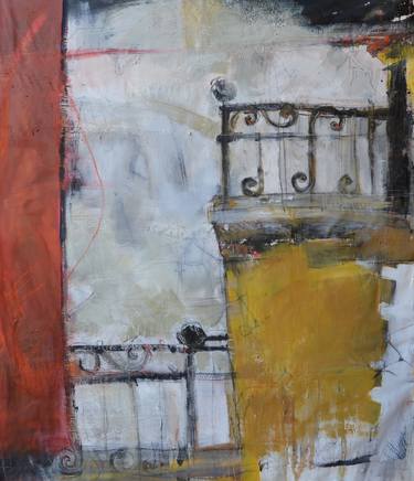 Original Abstract Architecture Paintings by Olga Armand Ugon