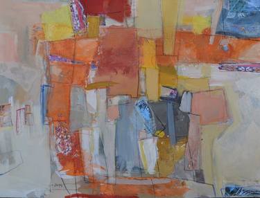 Print of Abstract Expressionism Abstract Collage by Olga Armand Ugon