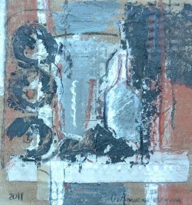 Original Abstract Mixed Media by Olga Armand Ugon