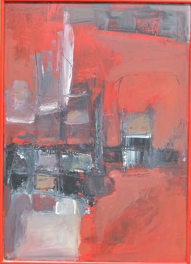 Original Abstract Expressionism Abstract Paintings by Olga Armand Ugon