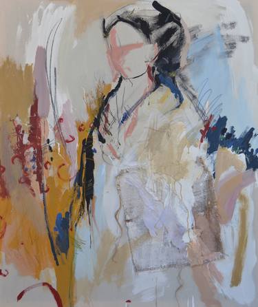 Original Abstract People Paintings by Olga Armand Ugon