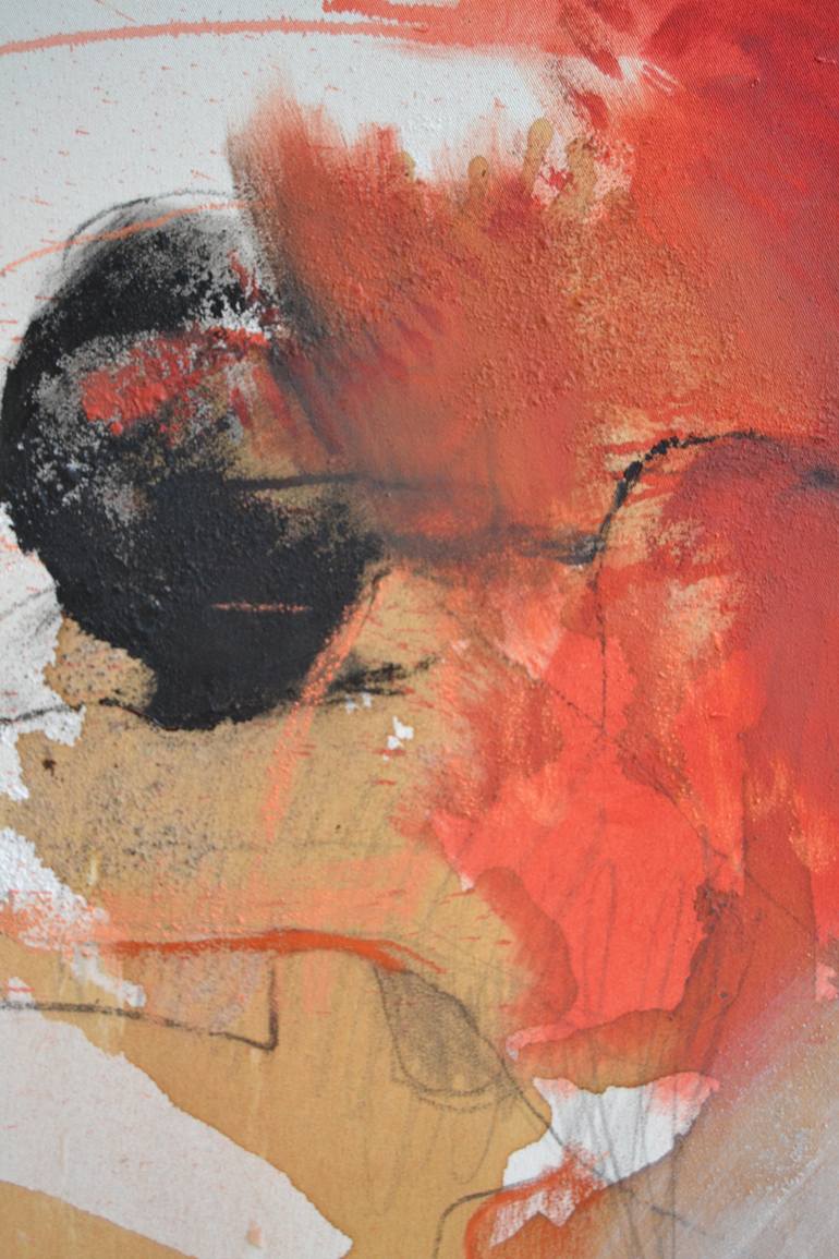 Original Abstract Nude Painting by Olga Armand Ugon
